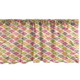 thumbnail image 1 of Ambesonne Scale Window Valance, Retro Half Circle Motif, 54" X 18", Multicolor, 1 of 5