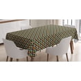 thumbnail image 1 of Ambesonne Scales Tablecloth Rectangular Table Cover, Colorful Classic Stripes, 60"x90", Multicolor, 1 of 4