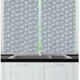 thumbnail image 1 of Ambesonne Scandinavian Kitchen Curtains, Simple Tree Drawings, 55"x45", Pale Taupe Eggshell, 1 of 1