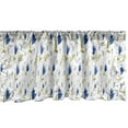 thumbnail image 1 of Ambesonne Scandinavian Window Valance, Blossoming Blue Tulips, 54" X 12", Olive Green Blue Grey, 1 of 2