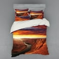thumbnail image 1 of Ambesonne Scenery Bedding Set 4 Pcs, Cliff, Queen, Orange Yellow, 1 of 3
