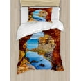 thumbnail image 1 of Ambesonne Scenery Duvet Cover Sets, Australian Sea and Sky, 2-Twin, Cream Blue, 1 of 4