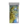 thumbnail image 1 of Ambesonne Scenery Fitted Sheet & Pillow Sham Set, Pastoral Tree Branch, Twinxl, Green Blue, 1 of 2