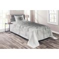 thumbnail image 1 of Ambesonne Scenery Quilted Coverlet 2 Pcs, Digital Space Field, Twin Size, Grey, 1 of 2
