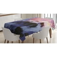 thumbnail image 1 of Ambesonne Scenery Tablecloth Rectangular Table Cover, Winter Valley, 60"x84", Multicolor, 1 of 4