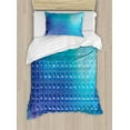 thumbnail image 1 of Ambesonne Science Duvet Cover Sets, Chemistry Element Table, 2-Twin, Pale Blue Aqua Sky, 1 of 4