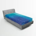thumbnail image 1 of Ambesonne Science Fitted Sheet, Chemistry Element Table, Twin XL Size, Pale Blue Aqua Sky, 1 of 2