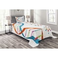 thumbnail image 1 of Ambesonne Science Quilted Bedspread Set 2 Pcs, Biochemistry Fun, Twin Size, Multicolor, 1 of 3