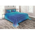 thumbnail image 1 of Ambesonne Science Quilted Coverlet 3 Pcs, Chemistry Element Table, Queen Size, Pale Blue Aqua Sky, 1 of 2
