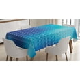 thumbnail image 1 of Ambesonne Science Tablecloth Rectangular Table Cover, Chemistry Element Table, 60"x90", Pale Blue Aqua Sky, 1 of 4