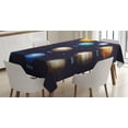 thumbnail image 1 of Ambesonne Science Tablecloth Rectangular Table Cover, Solar System and Sun, 60"x90", Multicolor, 1 of 4