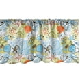 thumbnail image 1 of Ambesonne Sea Shells Window Valance, Retro Beach Pattern, 42" x 12", Multicolor, 1 of 3