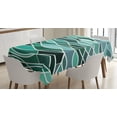 thumbnail image 1 of Ambesonne Seafoam Tablecloth Rectangular Table Cover, Stained Glass Composition, 60"x90", Multicolor, 1 of 4