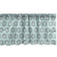 thumbnail image 1 of Ambesonne Seafoam Window Valance, Ikat Style Pattern, 54" X 18", Seafoam Sea Green Taupe, 1 of 3