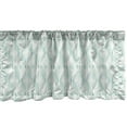 thumbnail image 1 of Ambesonne Seafoam Window Valance, Tangled Lines Rhombus, 54" X 12", Pale Blue Seafoam White, 1 of 3