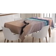 thumbnail image 1 of Ambesonne Seascape Tablecloth Rectangular Table Cover, Driftwood on Beach, 52"x70", Sand Brown Apricot, 1 of 3