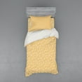 thumbnail image 1 of Ambesonne Shabby Flora Bedding Set 3 Pcs, Romantic Rose Petal, Twin, Pink and Yellow, 1 of 3