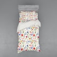 thumbnail image 1 of Ambesonne Shabby Flora Bedding Set 3 Pcs, Soft Colored Floret, Twin, Multicolor, 1 of 2