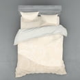 thumbnail image 1 of Ambesonne Shabby Flora Bedding Set 4 Pcs, Floral Bloom Curves, Queen, Tan Cream, 1 of 2