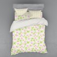 thumbnail image 1 of Ambesonne Shabby Flora Bedding Set 4 Pcs, Spring Yard Pastel, Queen, Pale Pink Pale Green, 1 of 2