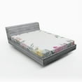 thumbnail image 1 of Ambesonne Shabby Flora Fitted Sheet, Wild Garden Vintage, Full Size, Multicolor, 1 of 3