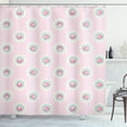 thumbnail image 1 of Ambesonne Shabby Flora Shower Curtain, Retro Floral Cabin, 69"Wx75"L, Pale Pink Seafoam White, 1 of 3