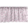 thumbnail image 1 of Ambesonne Shabby Flora Window Valance, Pink Roses Spring, 54" X 12", Pale Pink White Grey, 1 of 5