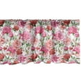 thumbnail image 1 of Ambesonne Shabby Flora Window Valance, Spring Garden Roses, 54" X 12", Pale Pink Hot Pink, 1 of 3