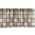 thumbnail image 1 of Ambesonne Shabby Flora Window Valance, Square Pieces Tile, 54" X 18", Multicolor, 1 of 3