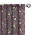 thumbnail image 1 of Ambesonne Sheep Curtains, Cartoon Cheerful Sheep, Pair of 28"x63", Multicolor, 1 of 5
