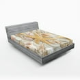 thumbnail image 1 of Ambesonne Shell Fitted Sheet 2 Pcs Set, Assorted Seashells Sand Beach, Full, Multicolor, 1 of 3