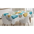 thumbnail image 1 of Ambesonne Shell Tablecloth Rectangular Table Cover, Scallop, 60"x84", Multicolor, 1 of 4