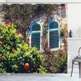 thumbnail image 1 of Ambesonne Sicily Shower Curtain, Old European House Mandarin, 69"Wx75"L, Multicolor, 1 of 1