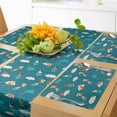 thumbnail image 1 of Ambesonne Skateboarding Table Runner & Placemats, Boy Making Moves, Placemat 4 pcs + Runner 12"x90", Petrol Blue Multicolor, 1 of 2