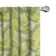 thumbnail image 1 of Ambesonne Sketchy Curtains, Floral Dragonfly Wings, Pair of 28"x63", Pale Green Dark Green, 1 of 5