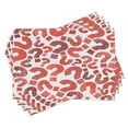 thumbnail image 1 of Ambesonne Sketchy Place Mats Set of 4, Question Marks Pattern, Standard Size, Vermilion Ruby, 1 of 6