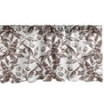 thumbnail image 1 of Ambesonne Sketchy Window Valance, Hand Drawn Coffee Plants, 54" X 18", Taupe and White, 1 of 3