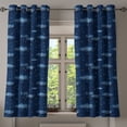 thumbnail image 1 of Ambesonne Sky Print Grommet Curtain, Night Time Pattern Stars, 50"x63", Navy Blue Pale Yellow, 1 of 5