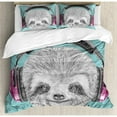 thumbnail image 1 of Ambesonne Sloth Duvet Cover Set, 1 of 3