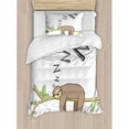 thumbnail image 1 of Ambesonne Sloth Duvet Cover Set, 1 of 3