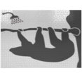 thumbnail image 1 of Ambesonne Sloth Jigsaw Puzzle, Animal Silhouette Shower, Heirloom-Quality Fun Activity for Family Durable Cardboard, 1000 pcs, Charcoal Grey and White, 1 of 5