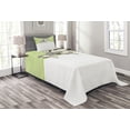 thumbnail image 1 of Ambesonne Sloth Quilted Bedspread Set 2 Pcs, Idle Sloth Abstract Green, Twin Size, Pistachio Green Black, 1 of 3