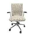 thumbnail image 1 of Ambesonne Snail Office Chair Cover Stretchable High Back, Pastel Muted Toned Shelled, Tan Beige Slate Blue, 1 of 1