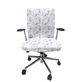 thumbnail image 1 of Ambesonne Snail Office Chair Cover Stretchable High Back, Soft Toned Seashell Marine, Indigo and White, 1 of 1