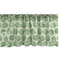 thumbnail image 1 of Ambesonne Snakeskin Print Window Valance, Dotted Wild Reptile, 54" X 18", Pale Green Lime Green, 1 of 3