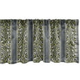 thumbnail image 1 of Ambesonne Snakeskin Print Window Valance, Vibrant Contrast Tones Vertical Motif, Curtain Valance for Kitchen Bedroom Decor with Rod Pocket, 54" X 18", Purpleblue Earth Yellow, 1 of 3