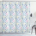 thumbnail image 1 of Ambesonne Snowflake Shower Curtain, Colorful Winter Leaf, 69"Wx70"L, Multicolor, 1 of 3