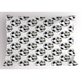 thumbnail image 1 of Ambesonne Soccer Pillow Sham, Cartoon Funny Mascot, 26" X 20", Black White Yellow, 1 of 2