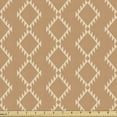 thumbnail image 1 of Ambesonne Southwestern Fabric by the Yard Upholstery, Rustic Triangles Art, 1 Yard, Pale Rust and Champagne, 1 of 5