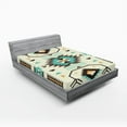 thumbnail image 1 of Ambesonne Southwestern Fitted Sheet, Aztec Art, Queen Size, Multicolor, 1 of 3